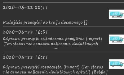 Cmok - @shq88: moje dwie utknęły w Belgii 22.06. Juz myslalam wczoraj ze cos sie rusz...