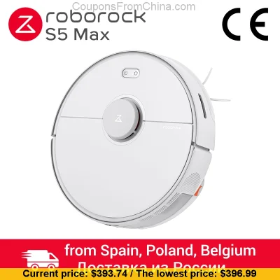 n____S - Wysyłka z Europy!
[Roborock S5 Max Robot Vacuum Cleaner [EU]](https://bit.l...