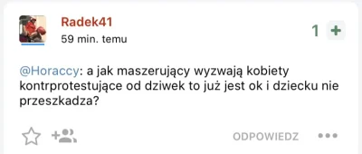 Horaccy - @Radek41: Jak to leciało? Ten gość zrobił coś normalnego, bo przecież narod...