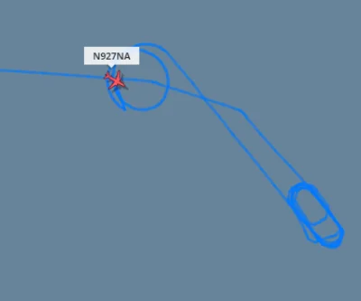 tRNA - Zapis z lotu samolotu obserwacyjnego #nasa
https://www.flightradar24.com/N927...