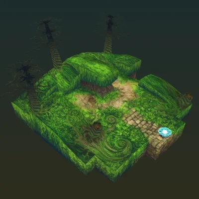 s.....e - Model 3D mapy Dead Tree Field z gry Disgaea 2
#blender #nipponichi #disgae...
