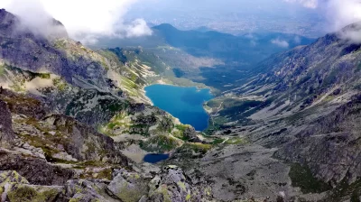 ksaler - Tatry spam :) Czarny Staw Gąsienicowy i Zmarzły Staw widziane z wysokości Ko...