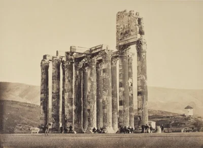 myrmekochoria - Świątynia Zeusa Olimpijskiego w Atenach, 1858.

#starszezwoje - tag...