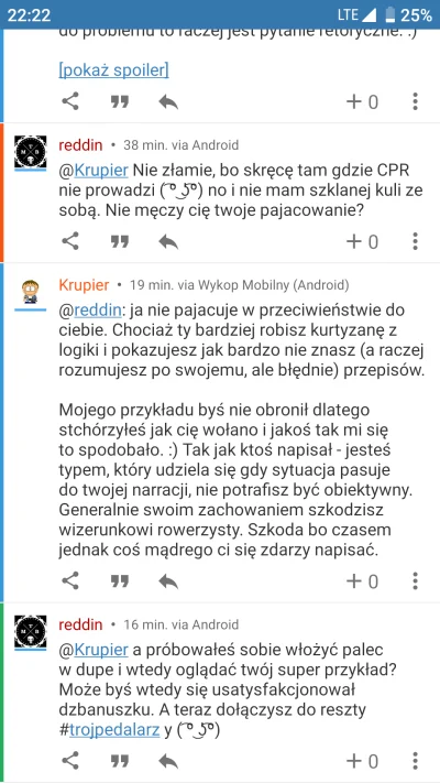 Krupier - @BomBom: ja #!$%@?ę ten człowiek jest chory.