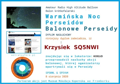 lesio - #krotkofalarstwo #sdr #nasluch #radiokomunikacja #sstv

Warmińska Noc Perse...