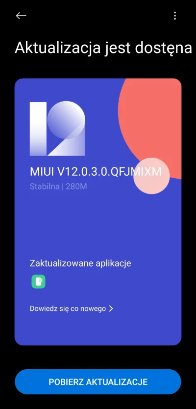 PieceOfShit - Nowy update. Niby zawiera tylko nowy pakiet bezpieczeństwa.
#mi9t #miui...