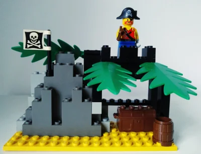 asap_srasap - #lego no i drugi sierpniowy zakup. Set 1873 Pirate Treasure z 1994 roku...