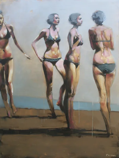 panidoktorodarszeniku - Michael Carson
Quartet, 2012, olej na panelu, 122 x 91 cm_
...