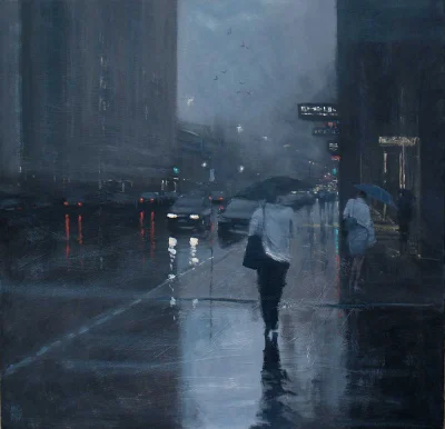 Hoverion - Mike Barr
Late Rain, akryl na płótnie, 100x100cm
#malarstwo #sztuka #obr...