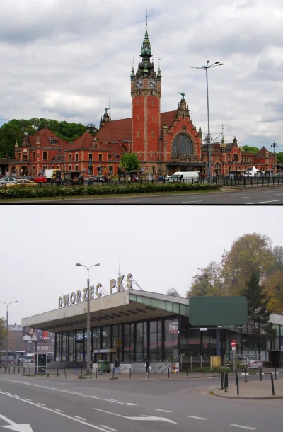 BELM0ND0 - Gdańsk - miasto z najładniejszym dworcem kolejowym w Polsce i z najbrzydsz...