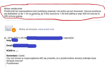 Pociongowy - @d37ght: dzięki za Twoją donację. Przypominam o zmianie sposobu przelicz...