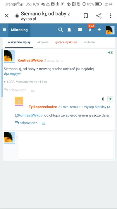 KontrastWykop - Siemano kj, typowa wyrachowana p0lka. Chłop ze #!$%@? nie załatwi ci ...