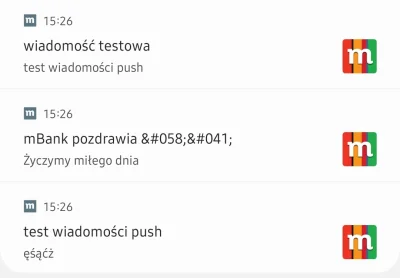 jaroty - No elo, robimy testy na produkcji 

Pozdrawiamy zespół mBanku (╯°□°）╯︵ ┻━┻

...