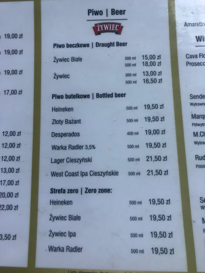 Recpak - Czy kogoś #!$%@?ło z cenami piwa w lokalach Warszawie? #piwo #Warszawa #gast...