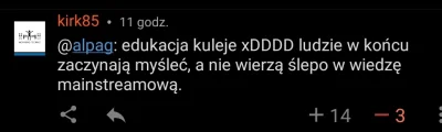 paragonik - Prawacko-szurowy zwrot na dziś:
 wiedza mainstreamowa

Tak, to negatywna ...