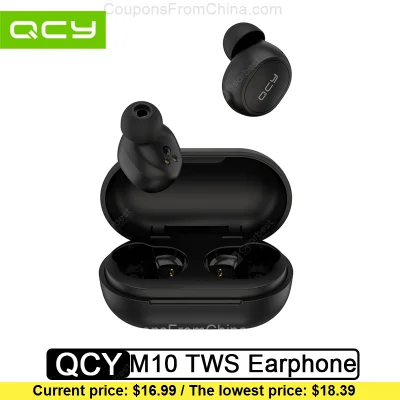 n____S - QCY M10 TWS Bluetooth V5.0 Headset - Gearbest 
Cena: $16.99 (63,03 zł) / Na...