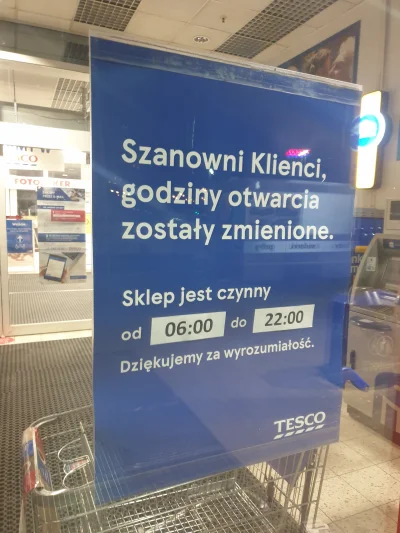 wigr - Od teraz #tesco #kabaty po ponad 10 latach przestało być całodobowe... #warsza...