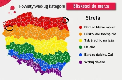 Benzen - @Farezowsky: Czy aby na pewno jeden zaznaczony ma bliżej do morza niż drugi?...