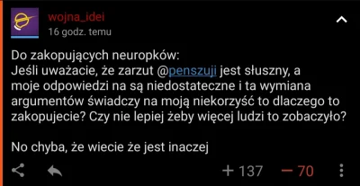 ZeT_ - To ten słynny obiektywizm? Do zakopujacych neuropków. XD

Wojna Idei to kanał ...