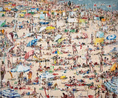Hoverion - Chrissy Angliker
Umbrella Beach, 2017, 60x72"
#malarstwo #sztuka #obrazy...