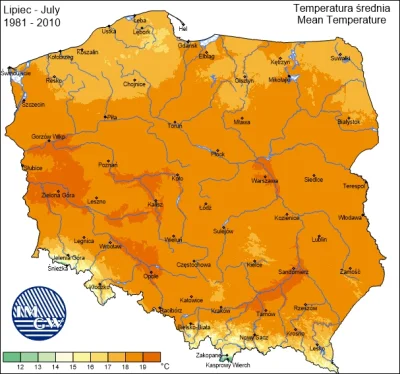 text - @majorponury:
średnia lipca za 30 lat to tylko 1 st więcej na Dolnym Śląsku n...