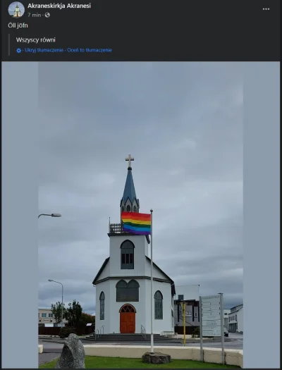 Miciur - Pomijając fakt że Parafia na Islandii ma swojego Facebooka.. dziś zamieściła...