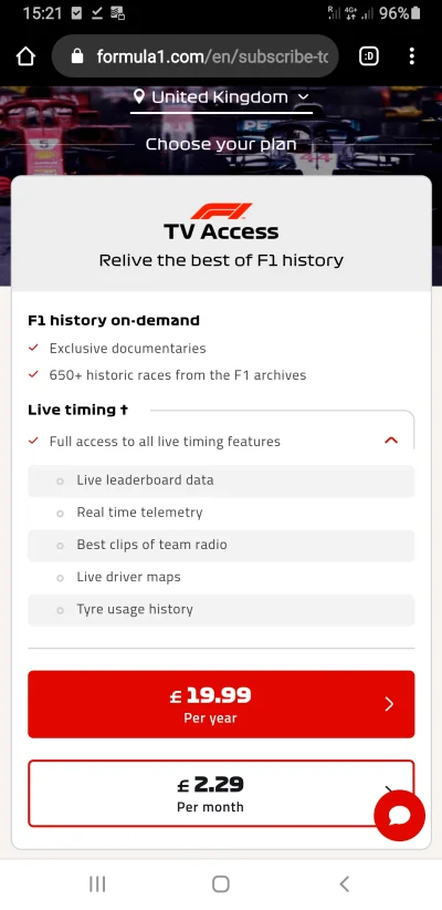 justlikethat - Gdzie na legalu można oglądać #f1 będąc w UK? Jest jakaś subskrypcja o...