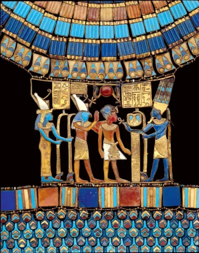 myrmekochoria - Detal z biżuterii Tutanchamona, XIV wiek przed naszą erą.

#starsze...