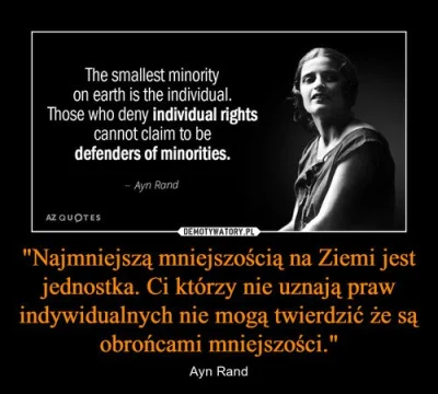 mrjetro - Ayn Rand w temacie mjiejszości