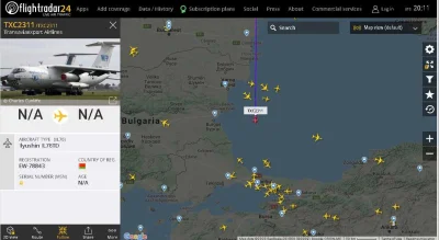 badtek - Samolot z Białorusi (ponoć z rodziną Łukaszenki) zbliża się do Istambułu. Dl...