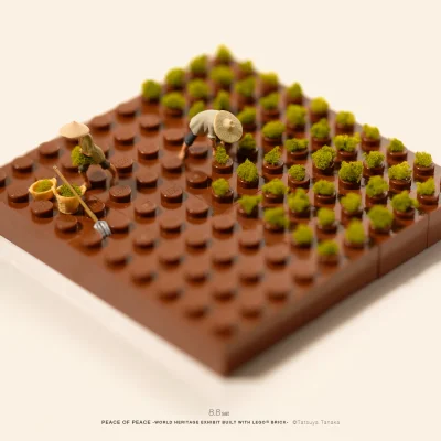 mala_kropka - Zbiory brokułów.
#minikalendarz #lego