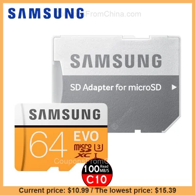 n____S - Samsung 64GB EVO Micro SDXC - Gearbest 
Cena: $10.99 (41,10 zł) / Najniższa...