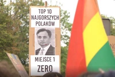 DoloremIpsum - Dzisiejszy protest osób #lgbt i przyznanie zaszczytnego Zerowego miejs...