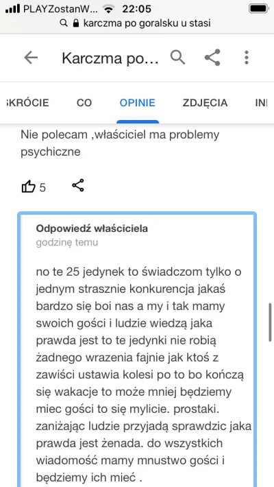 Moro6 - Już właściciel odpowiada powolutku :) Swoją droga ktoś niezle podsumował wyko...