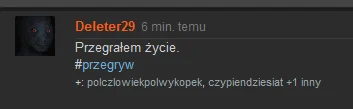 Przegrywinho69 - i te standardowe nocne wysrywy typu "przegralem zycie", "znowu samot...