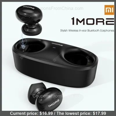 n____S - Xiaomi 1MORE ECS3001B Earbuds - Gearbest 
Cena: $16.99 (63,52 zł) / Najniżs...