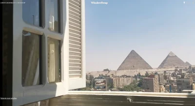 Jasnoniebieska - Abdul z okna widzi piramidy
