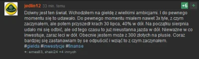 m.....y - Ulica zaczyna się powoli przekonywać, że jednak giełda to nie jest sposób n...