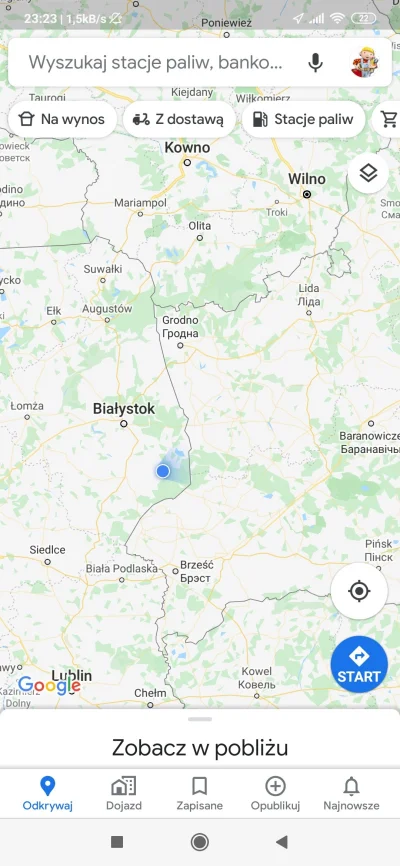 Qbanek1 - Nie że coś ale mieszkam w linii prostej od granicy z #bialorus jakieś 15km ...