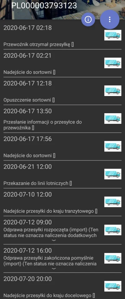 Adriian321 - Czy ten tracking jest legitny? Przesyłka idzie od 2 miesięcy, a z tracki...