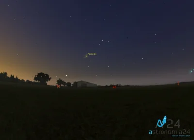 Astronomia24COM - Dziś wieczorem czeka nas największa aktywności meteorów z roju Pers...