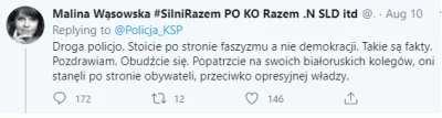 ziemba1 - Powtórzę mój wpis z mirko

Wyzywacie teraz policję od faszystów, sb, zomo...