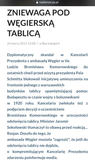 s.....a - https://www.radiomaryja.pl/bez-kategorii/zniewaga-pod-wegierska-tablica/