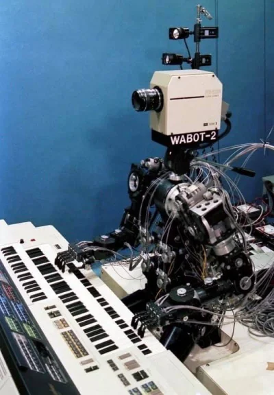 P.....o - WABOT-2 - antropomorficzny robot zbudowany w 1984 roku przez inżynierów z U...