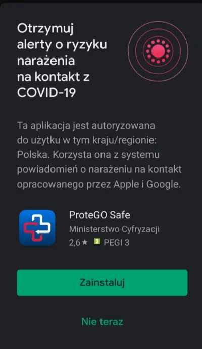 mnemonk - Może dlatego tyle ludzi to zainstalowało, bo jak się wchodzi w Google Play,...