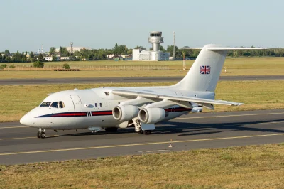 XKHYCCB2dX - Royal Air Force British Aerospace 146-100 ZE701 na Ławicy 2020.08.12
SP...