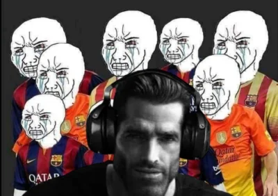 janushek - ja słuchający płaczu kibiców Barcelony 
#mecz