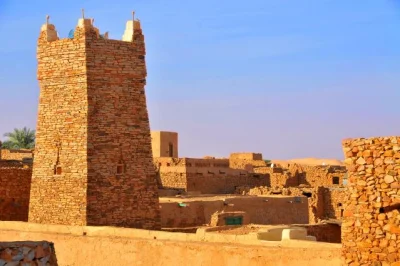 KubaGrom - Meczet w Szinkicie, Mauretania (ok. XIII wiek).
Miasto założone przez Ber...