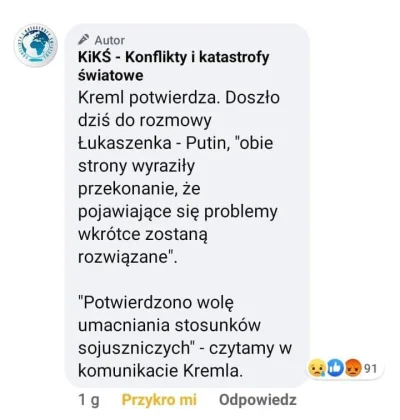 MichalLachim - No to tyle jeżeli chodzi o "ŁuK4szEnKa oBr0ni BiAŁoruś!!!!" Kuce bezmy...