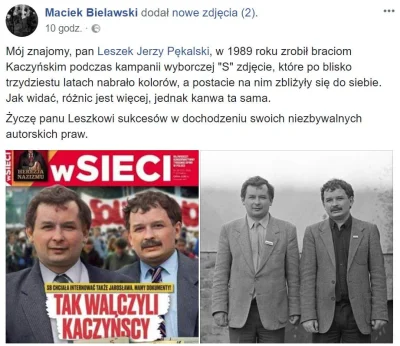 bylosobiezycie - @Cymes: nie żartuj sobie, przecież to bracia Kaczyńscy obalili komun...